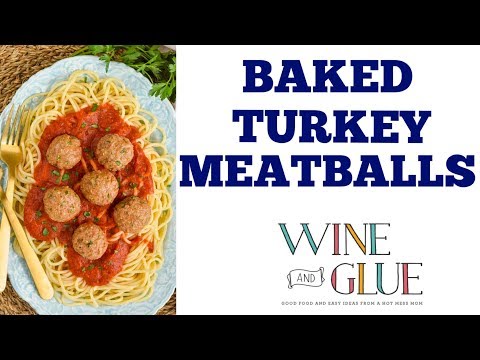 Baked Turkey Meatballs