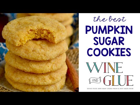 Pumpkin Sugar Cookies