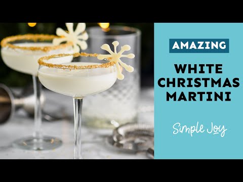 White Christmas Martini