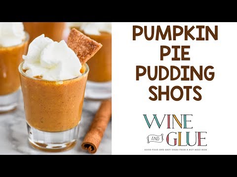 Pumpkin Pie Pudding Shots