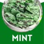 pinterest image of mint Oreo bark