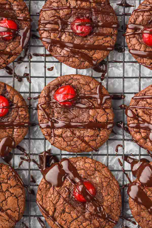 Fudgey Chocolate Covered Cherry Cookies