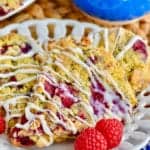 White Chocolate Raspberry Scones - 6