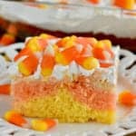Candy Corn Poke Cake - 9