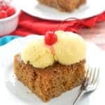 Root Beer Float Poke Cake - 5