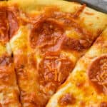 collage of photos advertising good pizza dough