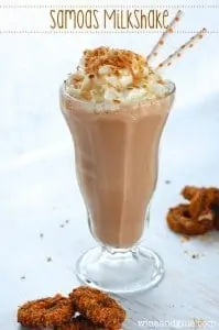 picture of a Samoa milkshake