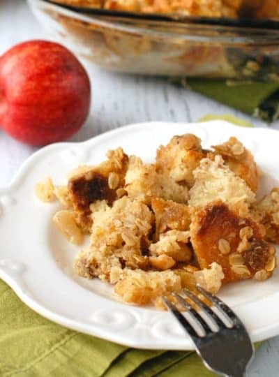Apple Pie Overnight Stuffed French Toast
