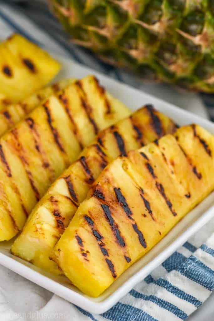 grilled pineapple slices