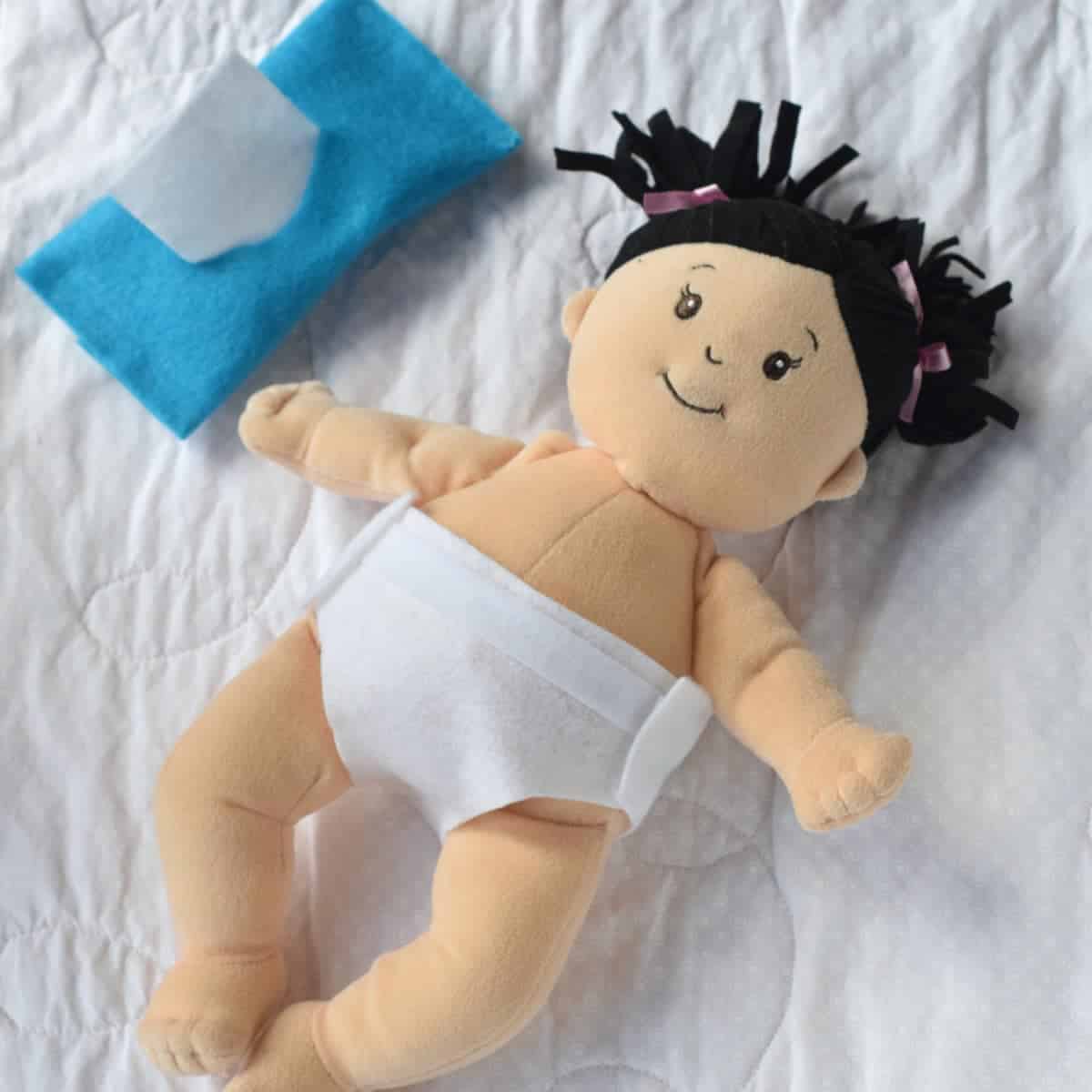small baby doll diapers