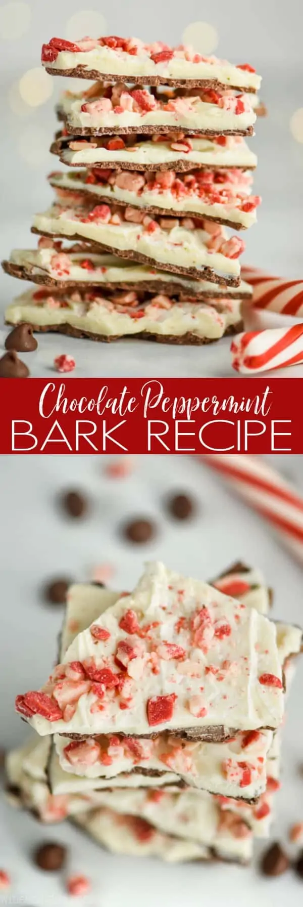 Chocolate Peppermint Bark - Simple Joy