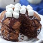 Hot Cocoa Pancakes - 7