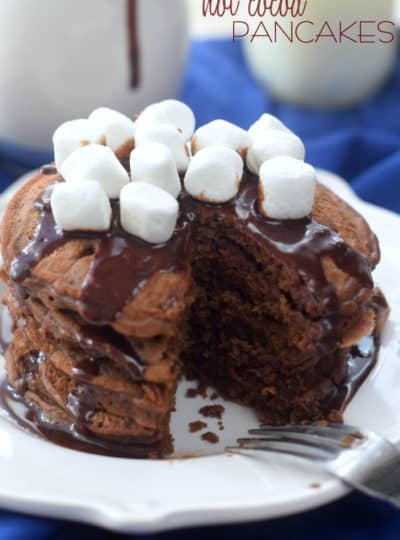 Hot Cocoa Pancakes