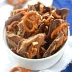 Five Minute Peanut Butter Chocolate Pretzel Bark - 6