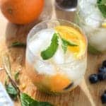 Skinny Orange Blueberry Mojito - 11