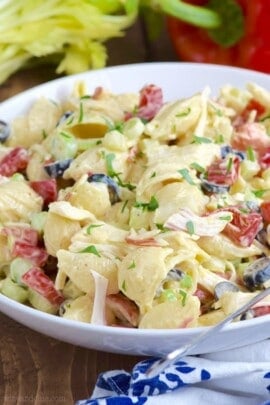 Crab Pasta Salad - Simple Joy