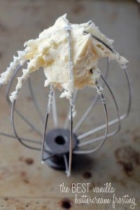 This is the BEST Vanilla Buttercream Frosting. Make this easy buttercream frosting recipe and you'll never want cake without vanilla buttercream again.