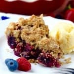 Triple Berry Cobbler Pie - 13