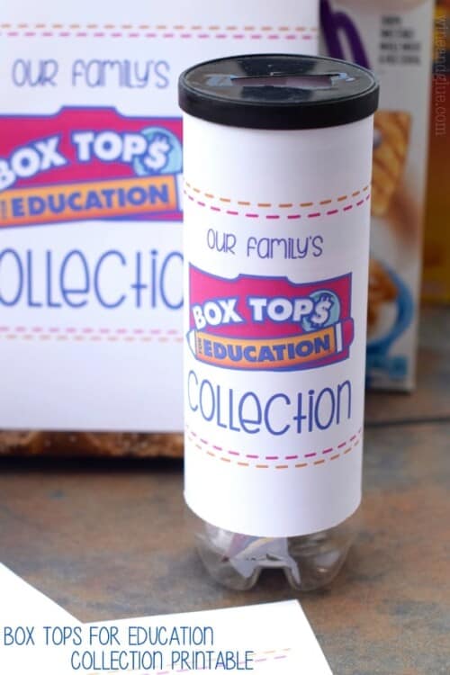 Box Tops Collection Printable