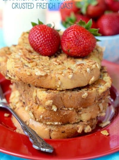 Cinnamon Toast Crunch Crusted French Toast