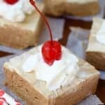 Root Beer Float No Bake Cheesecake Bars - 13