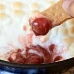 Chocolate Covered Cherry S’mores Dip - 8