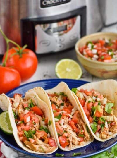 Crockpot Chicken Tacos