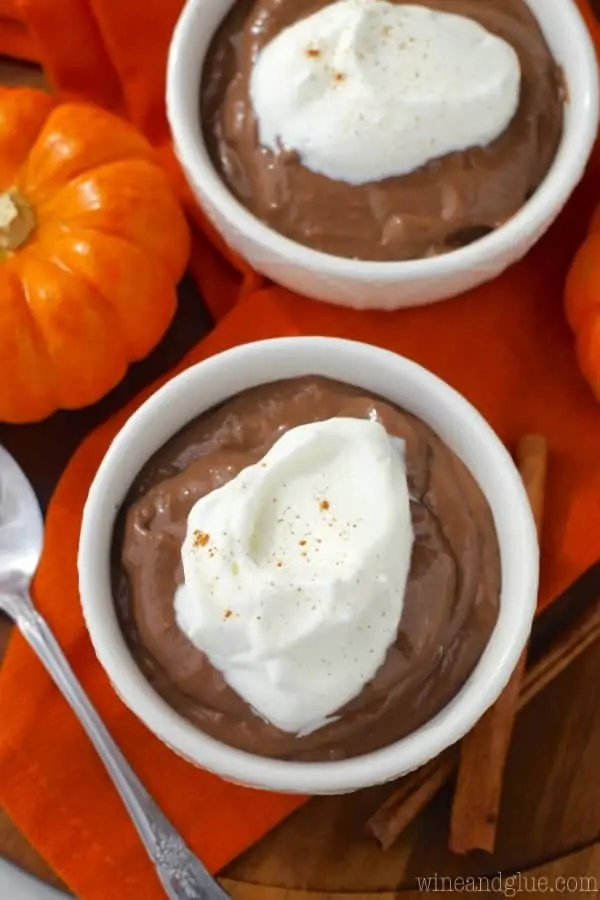 Pumpkin Spice Chocolate Pudding - 97