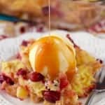 Cranberry Orange Bread Pudding - 8