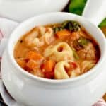 Slow Cooker Creamy Tortellini Soup - 6