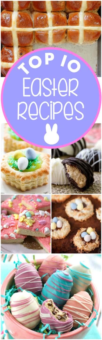 A collage of the top 10 Easter Recipes