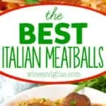 collage of photos of the best Italian meatballs