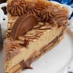 Peanut Butter Cup Pie has layer upon layer of creamy peanut butter deliciousness!  Peanut Butter Lovers, this easy peanut butter pie recipe is for you! - 13