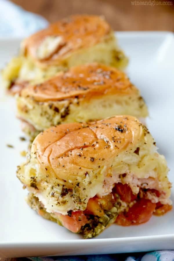 Italian Pesto Sliders