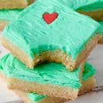 Grinch Sugar Cookie Bars - 5