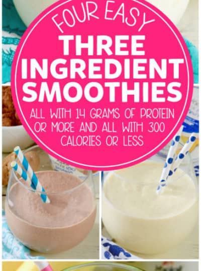 Four Easy Three Ingredient Smoothies