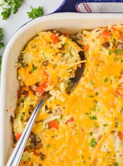 Easy Hash Brown Egg Casserole