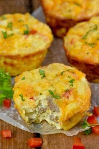 Cheese and Sausage Egg Muffins - 10