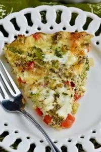 Crustless Vegetable Quiche - 80