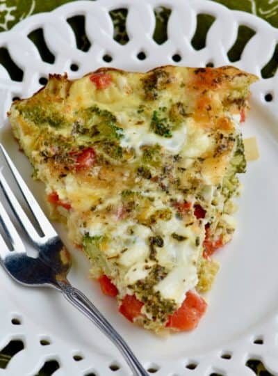 Crustless Vegetable Quiche