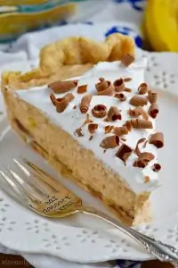 Black Bottom Banana Peanut Butter Pie - 73