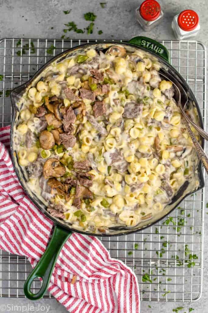 Philly Cheesesteak Mac And Cheese