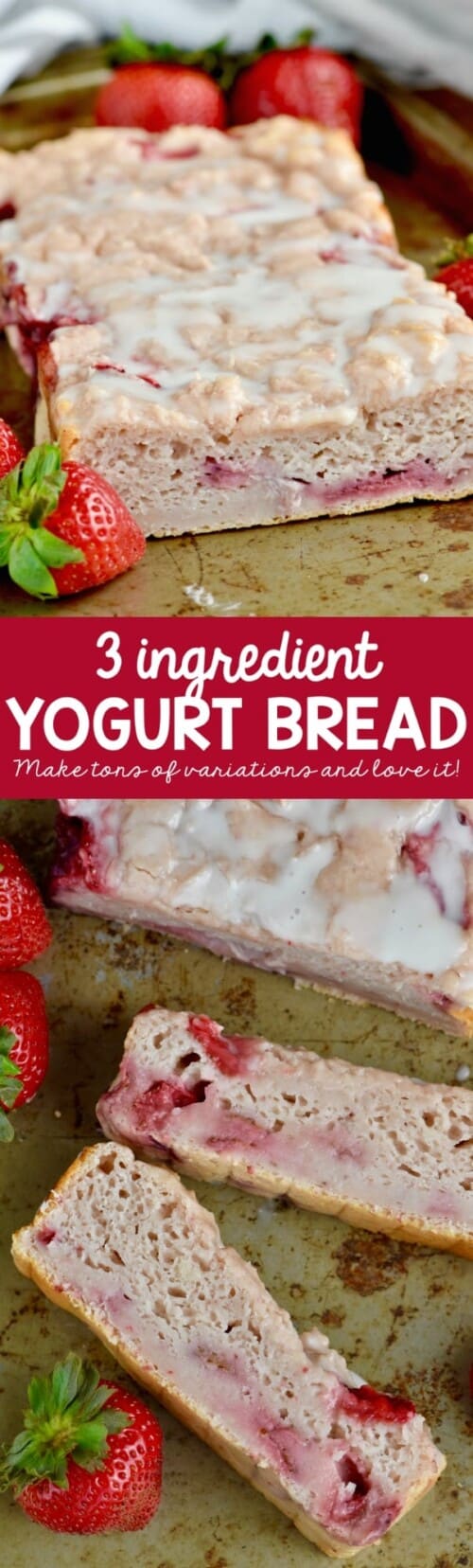 Yogurt bread with three ingredients Wine and Glue