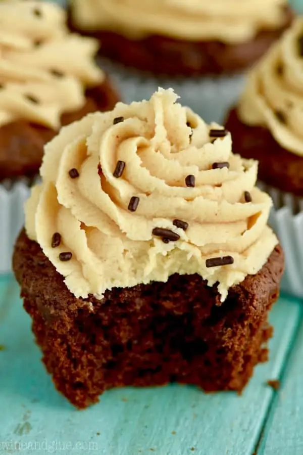 Chocolate Peanut Butter Brownie Cupcakes - 94