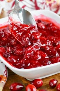 This Easy Cranberry Sauce is the best cranberry sauce recipe for Thanksgiving!  It's made with orange juice for a little extra punch of flavor and it is so easy.