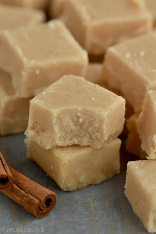 This Eggnog Fudge could not be easier to make!
