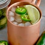 These Jalapeño Moscow Mules are the perfect slightly spicy twist on your favorite cocktail. - 9