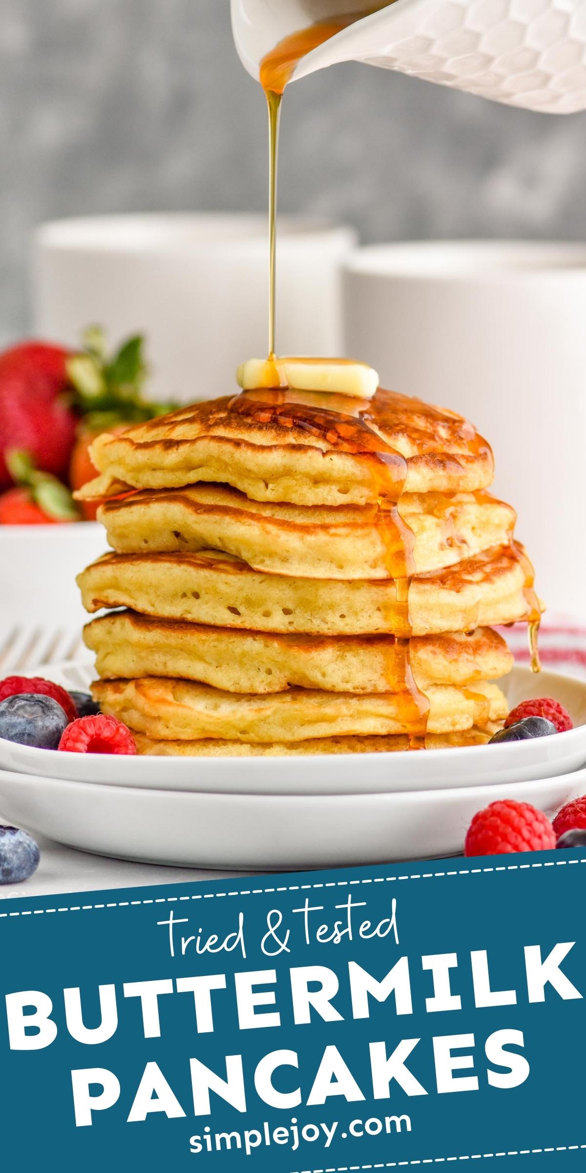 Buttermilk Pancakes Simple Joy