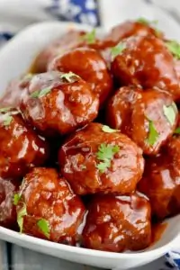 These party meatballs are so easy! Make them from scratch or make them super easy using frozen meatballs!