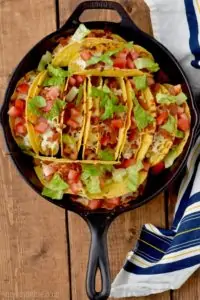 This oven baked taco recipe is full of creamy ranch flavor!